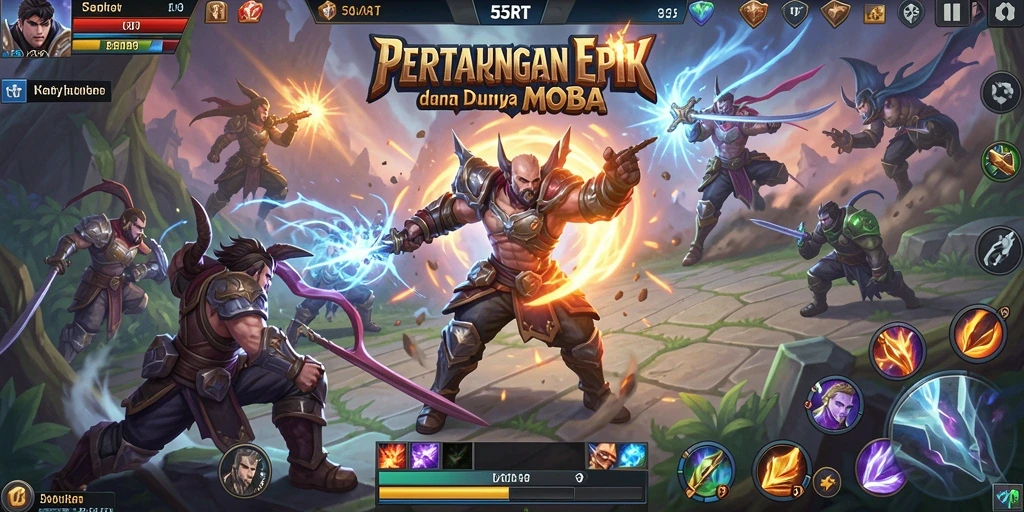 Tampilan dinamis dari pertempuran epic di 55RT.