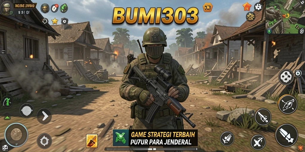 Tampilan gameplay BUMI303 yang menantang dan mendebarkan.