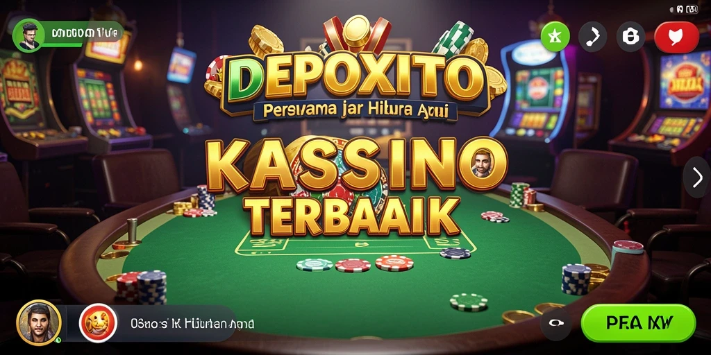Tampilan gameplay seru di DEPOXITO dengan berbagai permainan Kasino.
