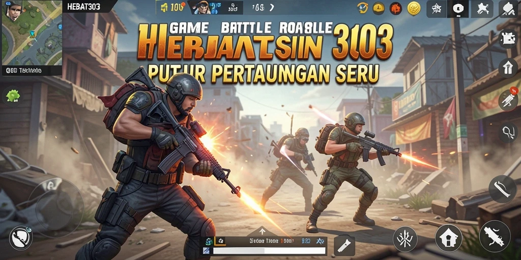 Tampilan gameplay Battle Royale HEBAT303 yang mendebarkan dan menarik.