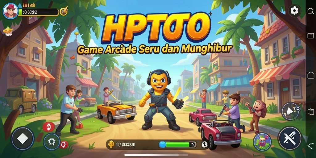 Screenshot gameplay HPTOTO yang menampilkan karakter dan tantangan menarik.