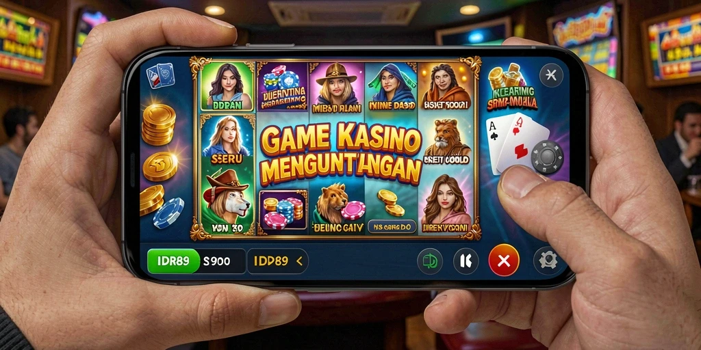 Tampilan screenshot IDR89 menampilkan pengalaman bermain Kasino yang mengasyikkan.