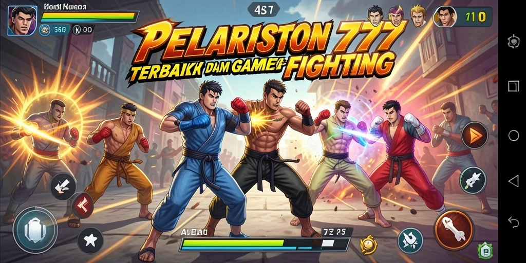 Gameplay seru dengan karakter bertarung yang menarik.