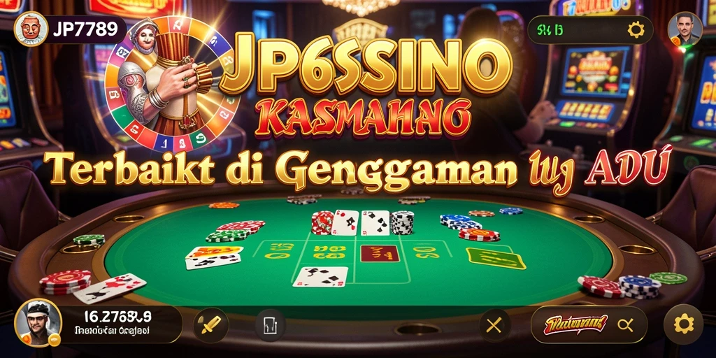 Screenshot utama JP6789 menampilkan gameplay Kasino yang seru dan menggugah selera.