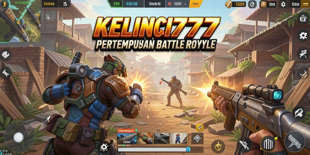 Tampilan gameplay seru dari KELINCI777 dalam pertempuran Battle Royale.