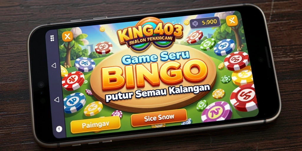 Tampilan gameplay Bingo yang menarik dan interaktif di KING403.