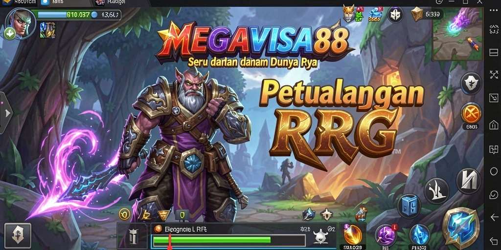 Tampilan gameplay seru dari MEGAVISA88 dengan aksi RPG yang mendebarkan.