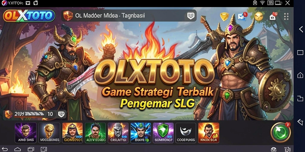 Screenshot gameplay OLXTOTO menampilkan aksi strategis yang seru.