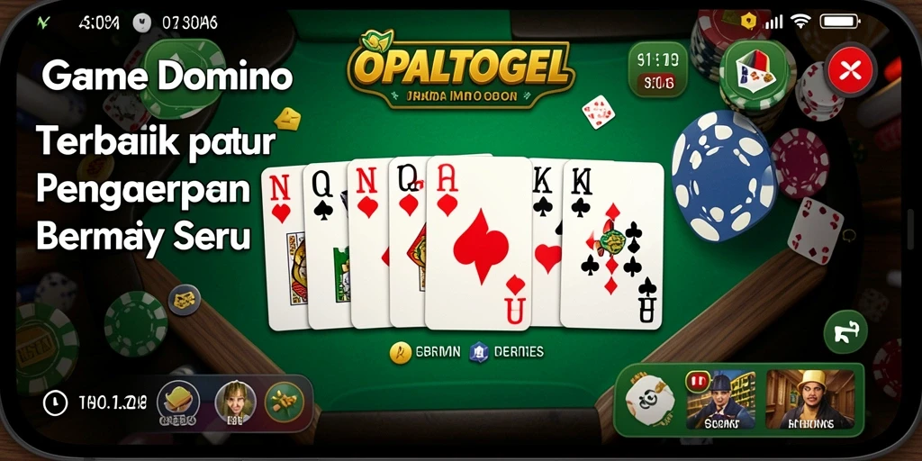 Screenshot gameplay OPALTOGEL yang menampilkan aksi seru dalam permainan Domino.