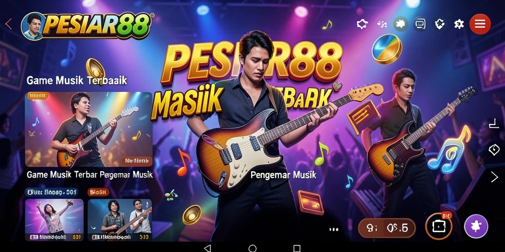 Tampilan gameplay PESIAR88 yang menarik dan interaktif dalam bernyanyi.
