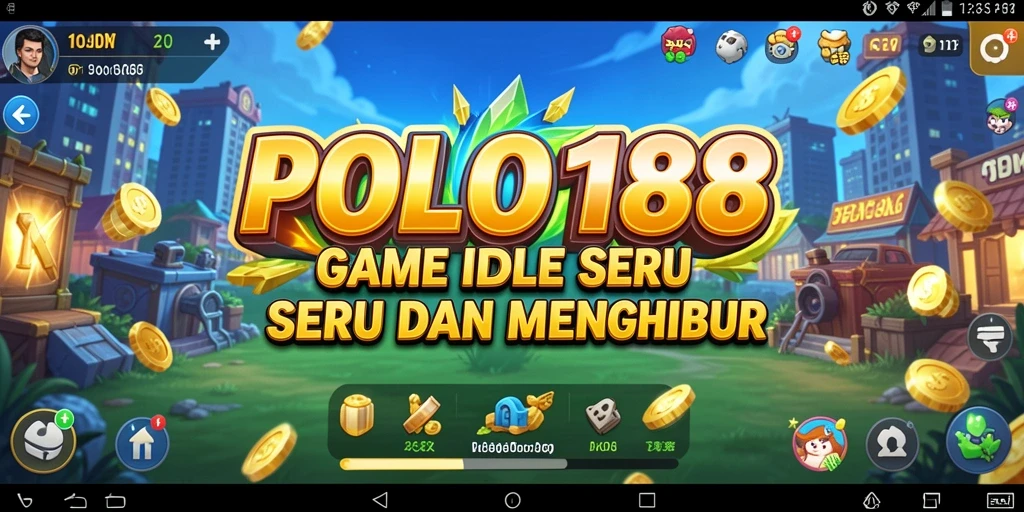 Screenshot gameplay <strong>POLO188</strong> yang menampilkan karakter sedang berkembang.