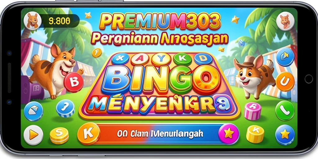 Tampilan gameplay Bingo yang seru dan interaktif di PREMIUM303.