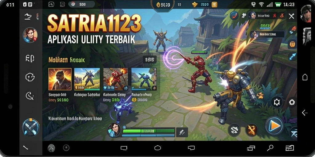 Tampilan user-friendly dari SATRIA123 yang memudahkan pengguna.