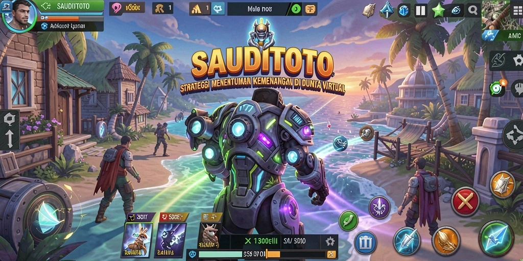 Screenshot utama menampilkan strategi gameplay SAUDITOTO yang seru.