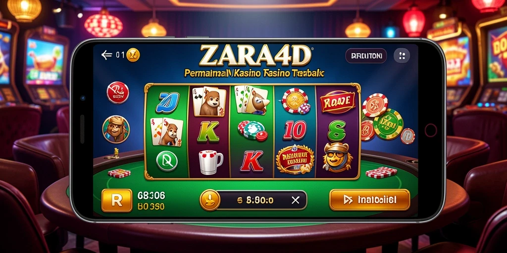 Screenshot ZARA4D menampilkan suasana permainan Kasino yang seru dan mengasyikkan.
